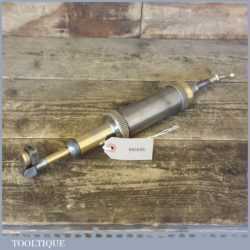 Vintage Steel Brass Talcalemit Autoram Grease Gun - TAT THRUST ON’ Brit PAT No: 545595