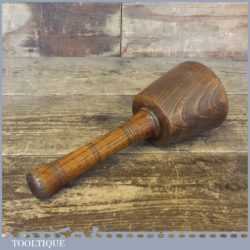 Vintage Ash Woodcarving Mallet - Old Woodcarving Tool