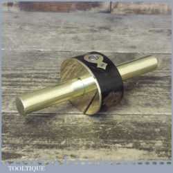 Vintage I Sorby Ebony Brass Stemmed Mortise Gauge With Good Pins