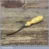Vintage 13/32” Marples and Sons No: 19 Curved Stem Gouge Carving Chisel