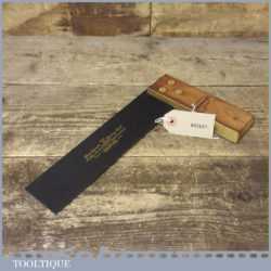 Vintage Marples 9” M2200 Rosewood And Brass Square - Good Condition