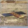 Vintage Marples 10” Rosewood And Brass Mitre Square - Lightly Used