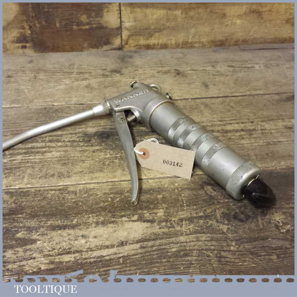 Vintage Wanner Automotive Grease Gun Made In Switzerland Good