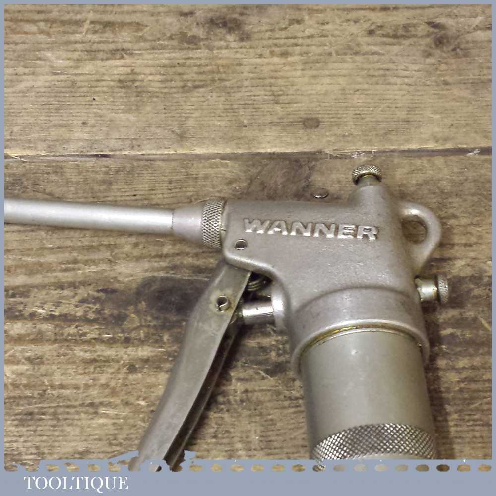 Vintage Wanner Automotive Grease Gun Made In Switzerland Good