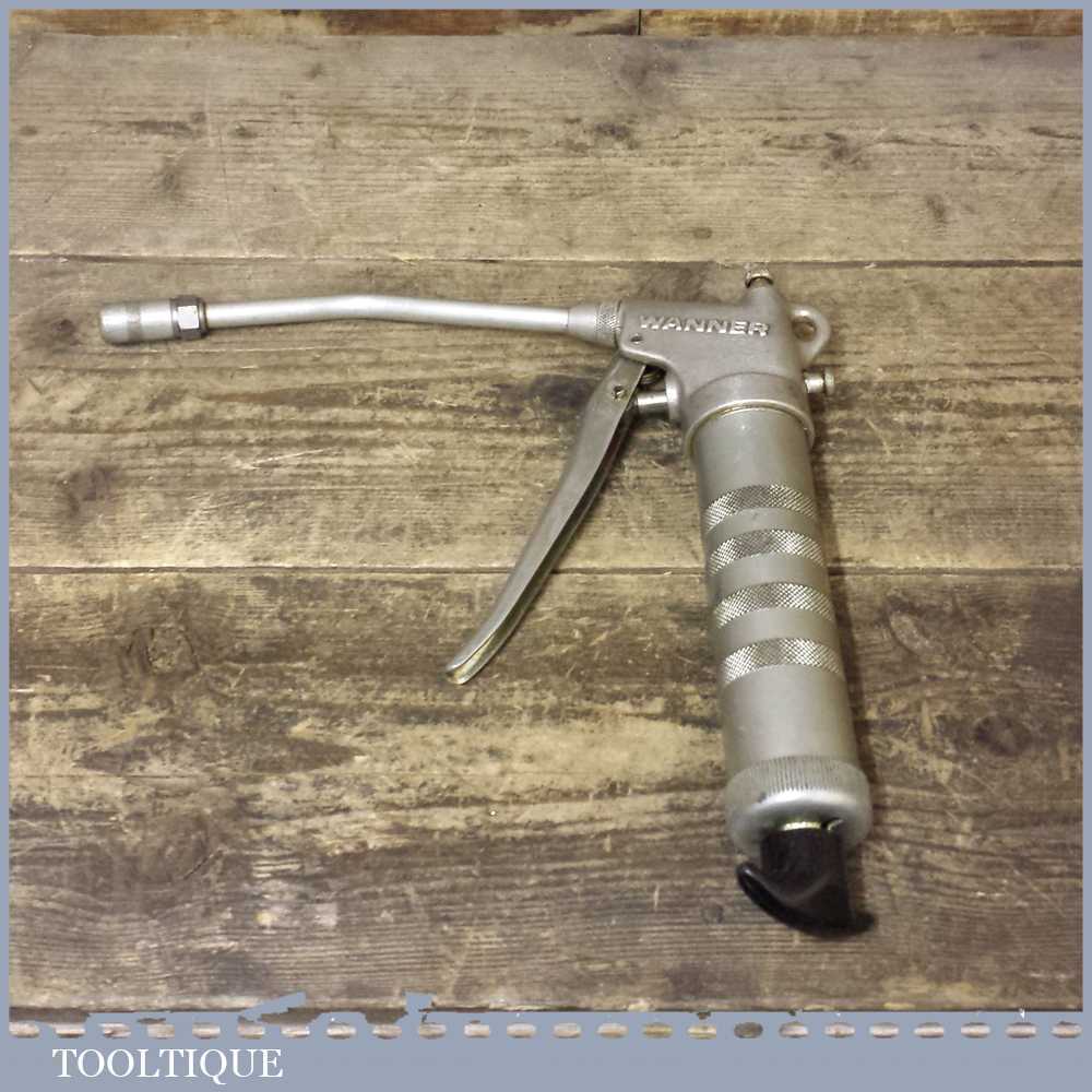 Vintage Wanner Automotive Grease Gun Made In Switzerland Good