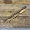 Pair Woodworking Rasp Files With Flat And Convex Sides - Good Sharp Condition