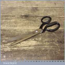 Vintage A Wright & Sons 9” Dressmakers / Leatherworking Scissors Or Shears