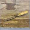 Large vintage 1 ½” wide carpenter's gouge chisel by Kenyon of Sheffield