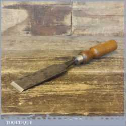 Large Vintage 1 ¾” Wide Carpenters Firmer Chisel by Morgan & Son