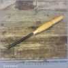 Vintage 3/4” Multi Faceted Skew Scraper Chisel For Woodturning