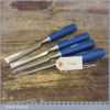 Set of 4 No: Stanley 5001 Bevel Edge Chisels