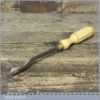 Large Vintage Patternmaker’s 29/32” Wide Spoon Gouge Carving Chisel