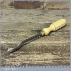 Large Vintage Patternmaker’s 29/32” Wide Spoon Gouge Carving Chisel