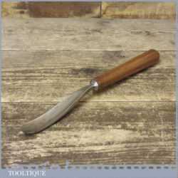 Vintage Henry Taylor 13/16” Wide Curved Wood Carving Gouge Chisel