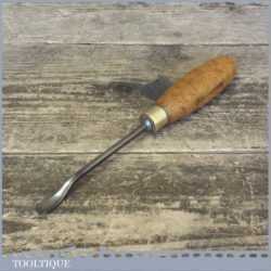 Vintage J B Addis 3/8” Wide Wood Carving Spoon Gouge Chisel - Good Condition