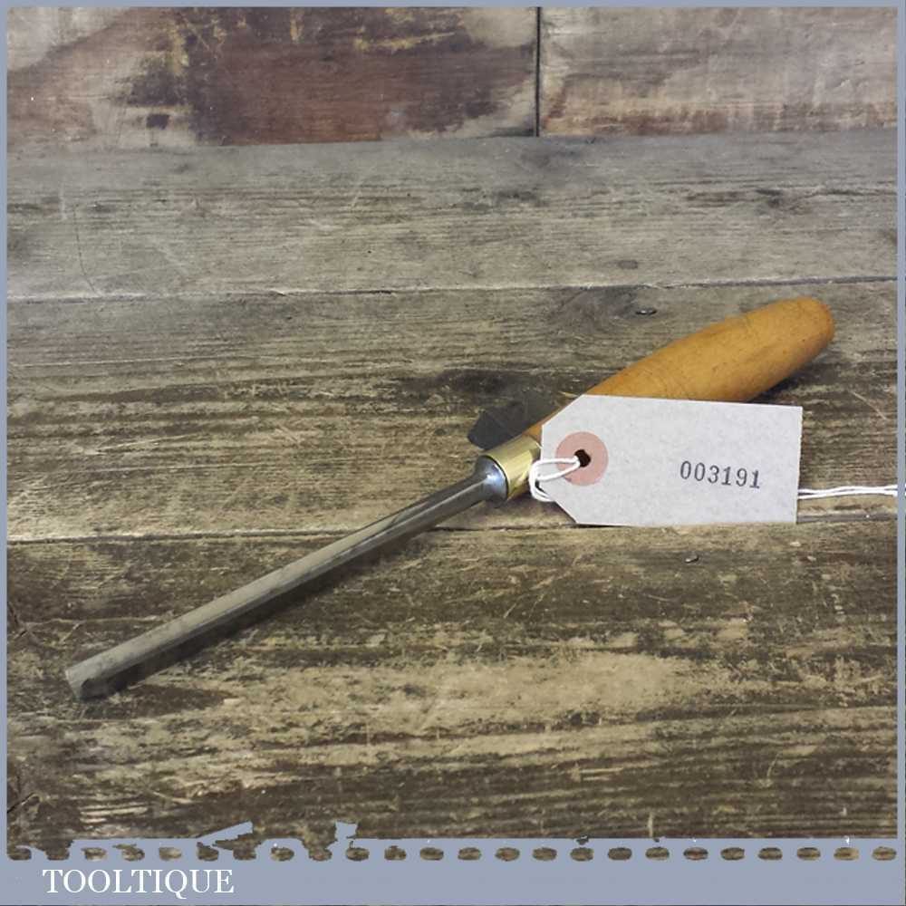 Vintage Herring Bros Of London 3/8” Wood Carving V Chisel Good