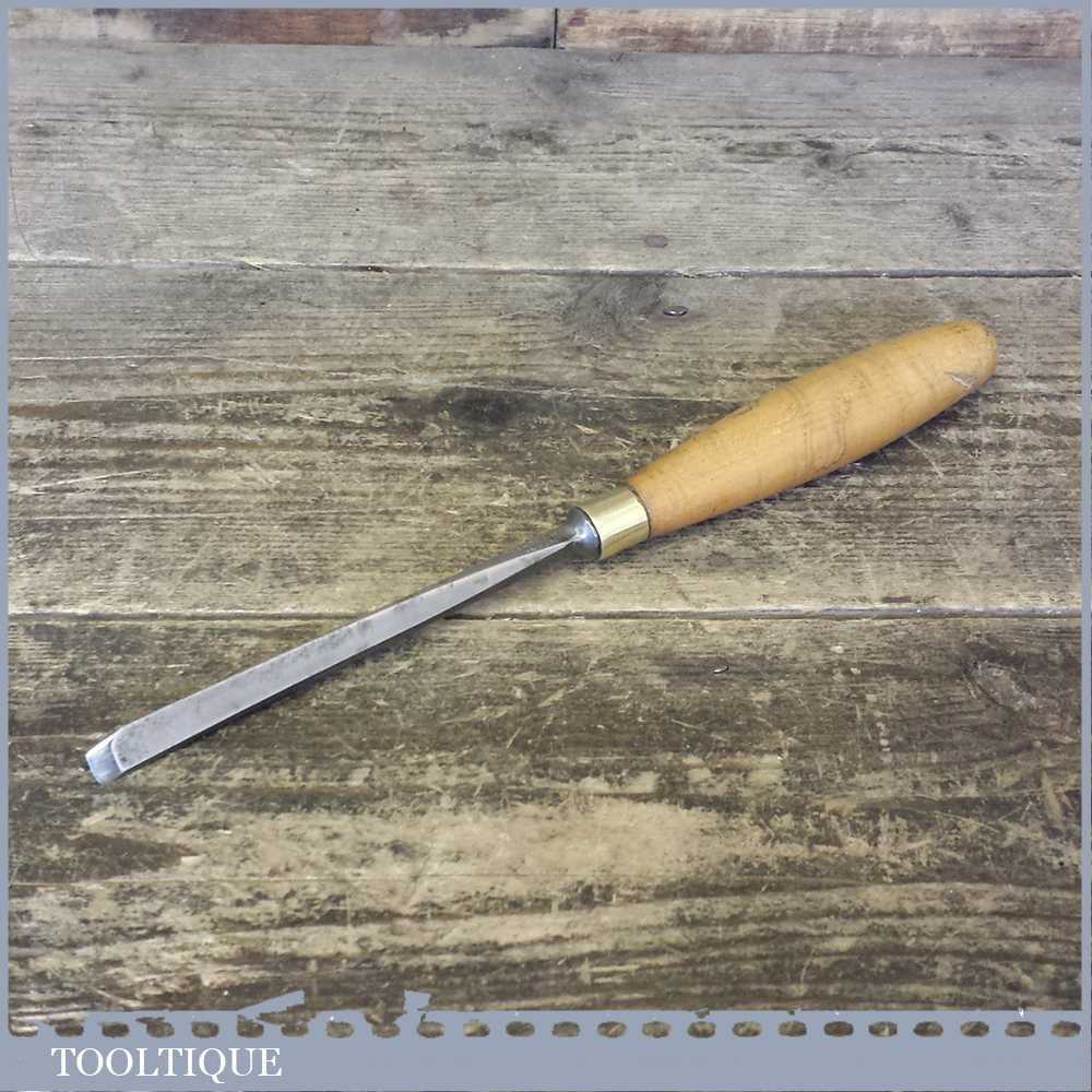 Vintage Herring Bros Of London 3/8” Wood Carving V Chisel Good
