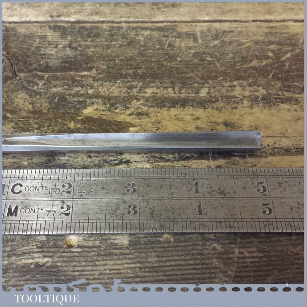 Vintage Herring Bros Of London 3/8” Wood Carving V Chisel Good