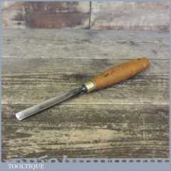 Vintage Marples & Sons 1/2” Wide Wood Carving Gouge Chisel - Good Condition