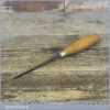 Vintage SJ Addis 1/4” Wide Wood Carving V Chisel - Good Condition