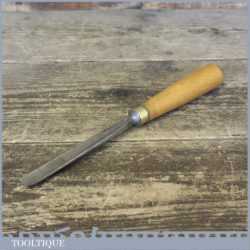 Vintage J B Addis 5/8” Wide Wood Carving Gouge Chisel - Good Condition