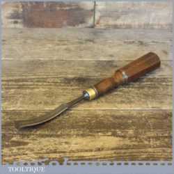 Rare Antique 18th Century James Cam curved Wood Carving Gouge Chisel