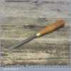 Vintage S J Addis 3/8” No: 2 Skew End Wood Carving Firmer Chisel
