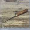 Fine Vintage 5/32” Wide Woodcarving Gouge Chisel - Sharpened & Honed