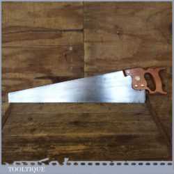 Genuine Henry Disston D7 Philadelphia 6 ½ TPI Cross Cut Saw - Sharpened Ready To Use