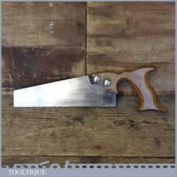 Small Vintage 8” Cross Cut Saw Freshly Sharpened & Set 9 TPI - Good Condition