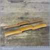 2 No: Good Beech Wood Spokeshave Tools - Good Condition