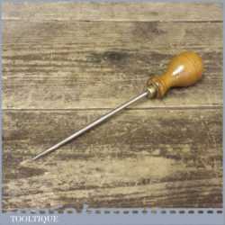 Vintage Long Leatherworking Awl With Nice Shape Handle - Good Condition