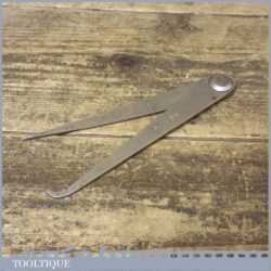 Vintage 6 ½” Pair Of Steel Dividers In Good Condition