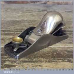 Vintage Stanley USA No: 18 Block Plane With Knuckle Joint Lever Cap - Good Condition