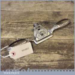 Vintage Edward Preston No: 1391 Nickel Plated Flat Faced Spokeshave - Good Condition