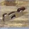 Antique 1 ¼” Wide Rabbet Shoulder Plane With Rosewood Infill - Good Condition