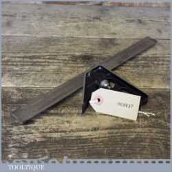 Vintage Rabone No: 1901 Cast Iron Adjustable Combination Square - Good Condition