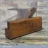Antique Stokoe C 1817-40 Lambs Tongue Sash Moulding Plane Marked 9/16” & No: 2