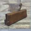 Vintage Square Ovolo Moulding Plane - Old Woodworking Tool