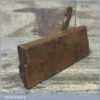 Antique W Dibb Of York C 1845-60 Moulding Plane Marked No: 1