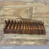 Antique Half Set Even Number Hollow And Round Moulding Planes - Sizes 2,4,6,8,10,12,14,16,18