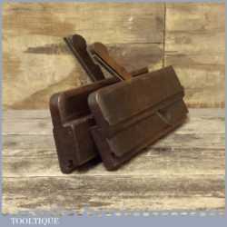 Antique Thomas Moon 1799-1827 Pair Tongue And Groove Moulding Planes - Good Condition