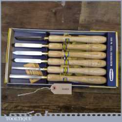 Very Set Of 6 No: Marples Woodturning Chisels In Original Box