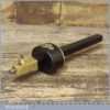 Scarce Antique Ebony And Brass Cutting Gauge In Good Overall Condition