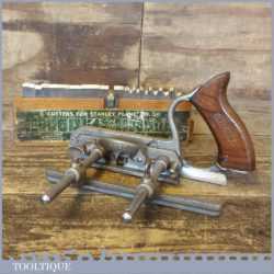 Vintage Stanley No: 50 Combination Plough Plane Complete - Good Condition