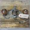Vintage Stanley USA No: 71 Hand Router PAT No: 10-29-01 With 3 No: Cutters