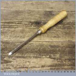 Vintage Hildick 5/16” Wide Woodcarving Gouge Chisel - Sharpened And Honed
