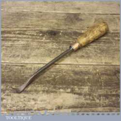 Vintage Pattern Makers ½” Wood Carving Deep Spoon Bit Chisel - Sharpened And Honed