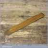 Rare Antique Bradburn & Sons Boxwood Brass Folding Scale Ruler - Steel Tips Protractor 1863-72