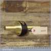 Superb Vintage Brass Stemmed Ebony Mortise Gauge - Screw Adjuster & Good Pins